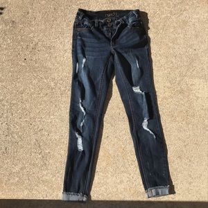 Mid rise ankle jeggings